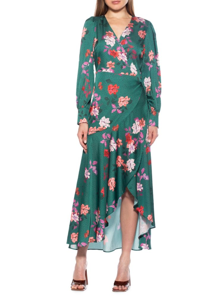 Платье макси Tala с запахом Alexia Admor, цвет Polka Floral