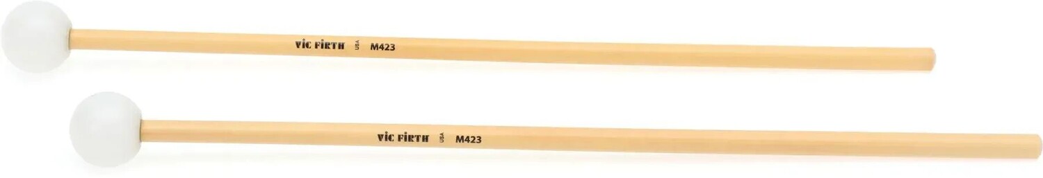 

Колотушки для клавиатуры Vic Firth M423 Articulate Series — круглый утяжеленный сердечник из полиэстера, ротанг