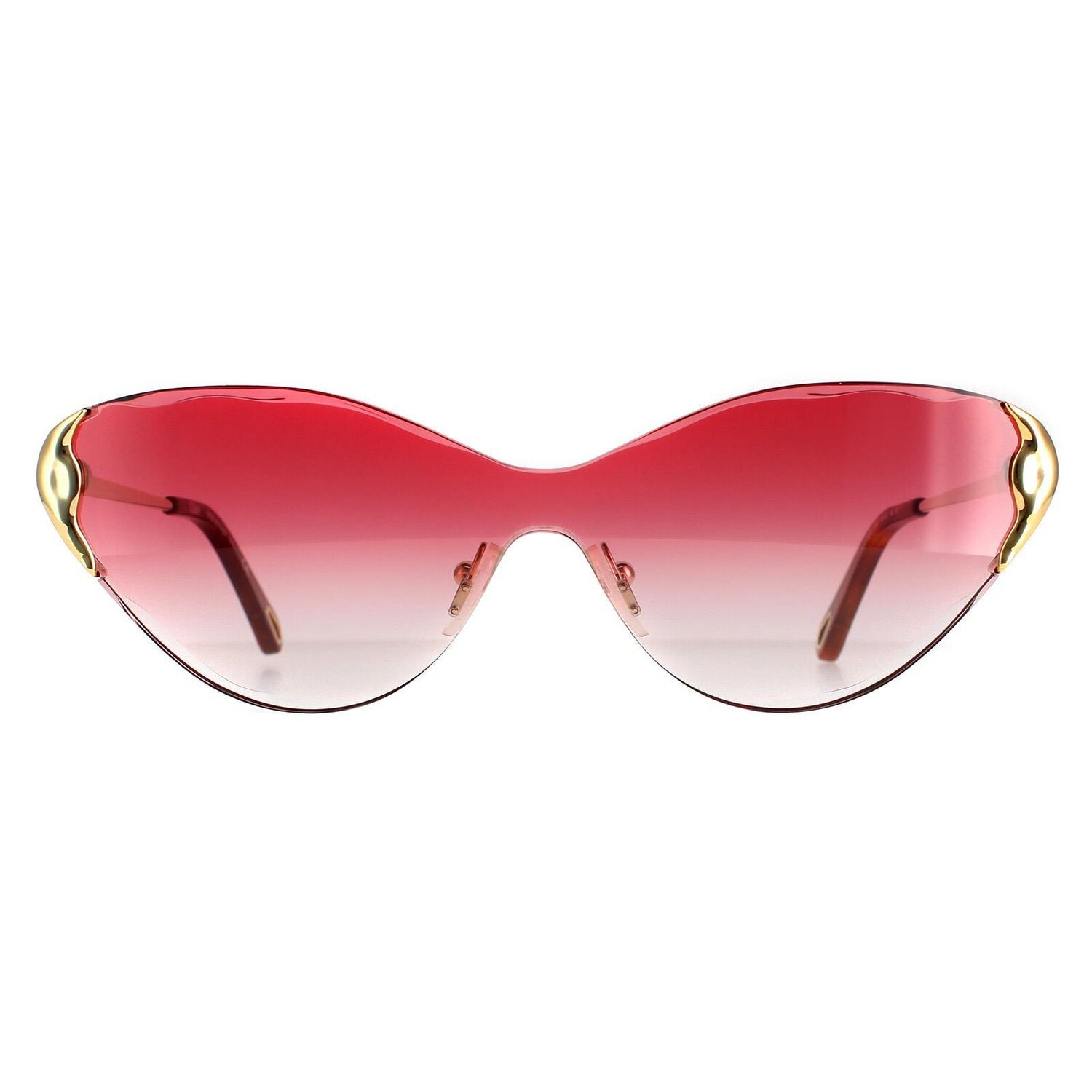 

Солнцезащитные очки Cat Eye Gold Red с градиентом Curtis CE163S Chloe, золото