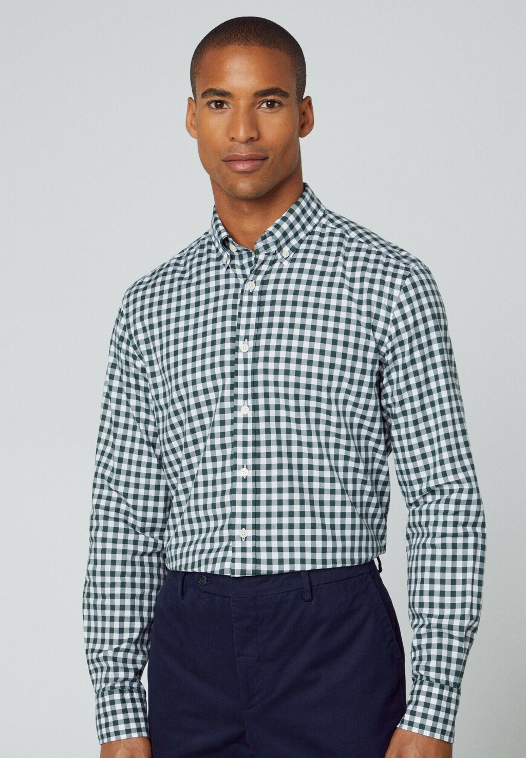 

Рубашка LARGE FINE GINGHAM Hackett London, зеленый