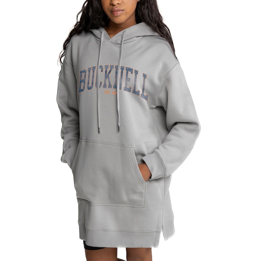 

Платье-худи Gameday Couture Bucknell Bison, серый