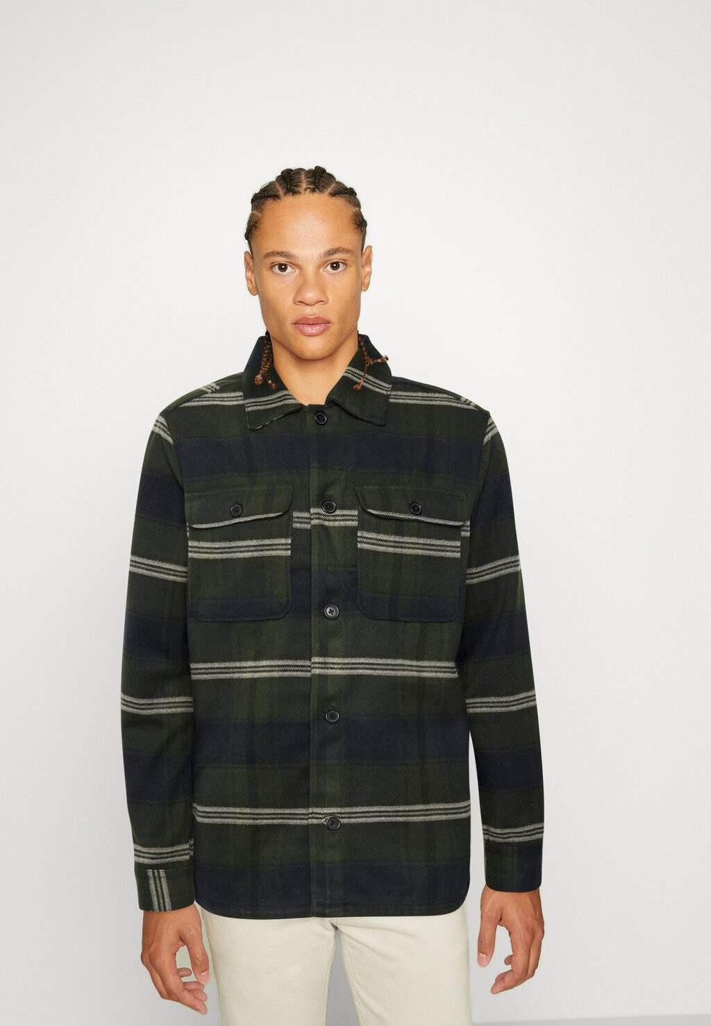 

Рубашка ONSASH OVR CHECK LS Only & Sons, цвет rosin
