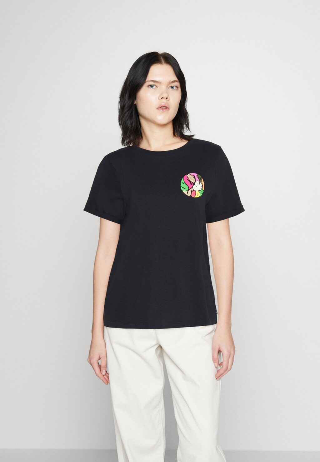 

Футболка с принтом Scotch & Soda, черный