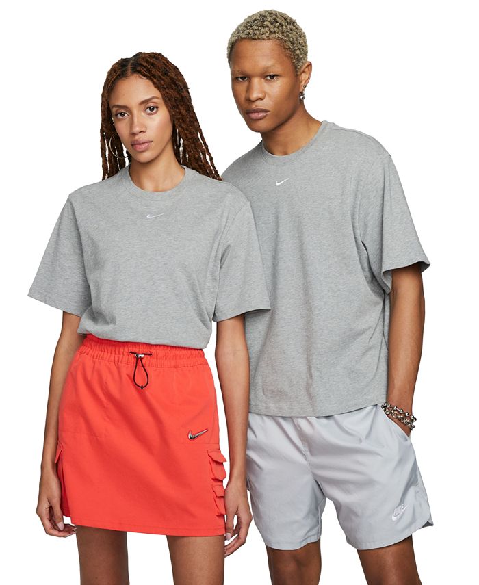 Женская спортивная футболка Essentials свободного кроя Nike, серый nike sportswear swoosh