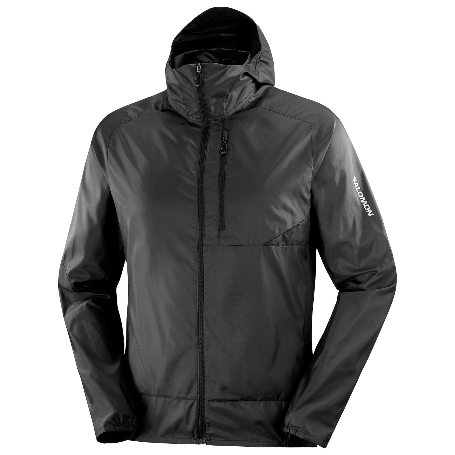 Беговая куртка Salomon Bonatti Cross Full Zip, цвет Deep Black woolrich light classic full zip hoodie
