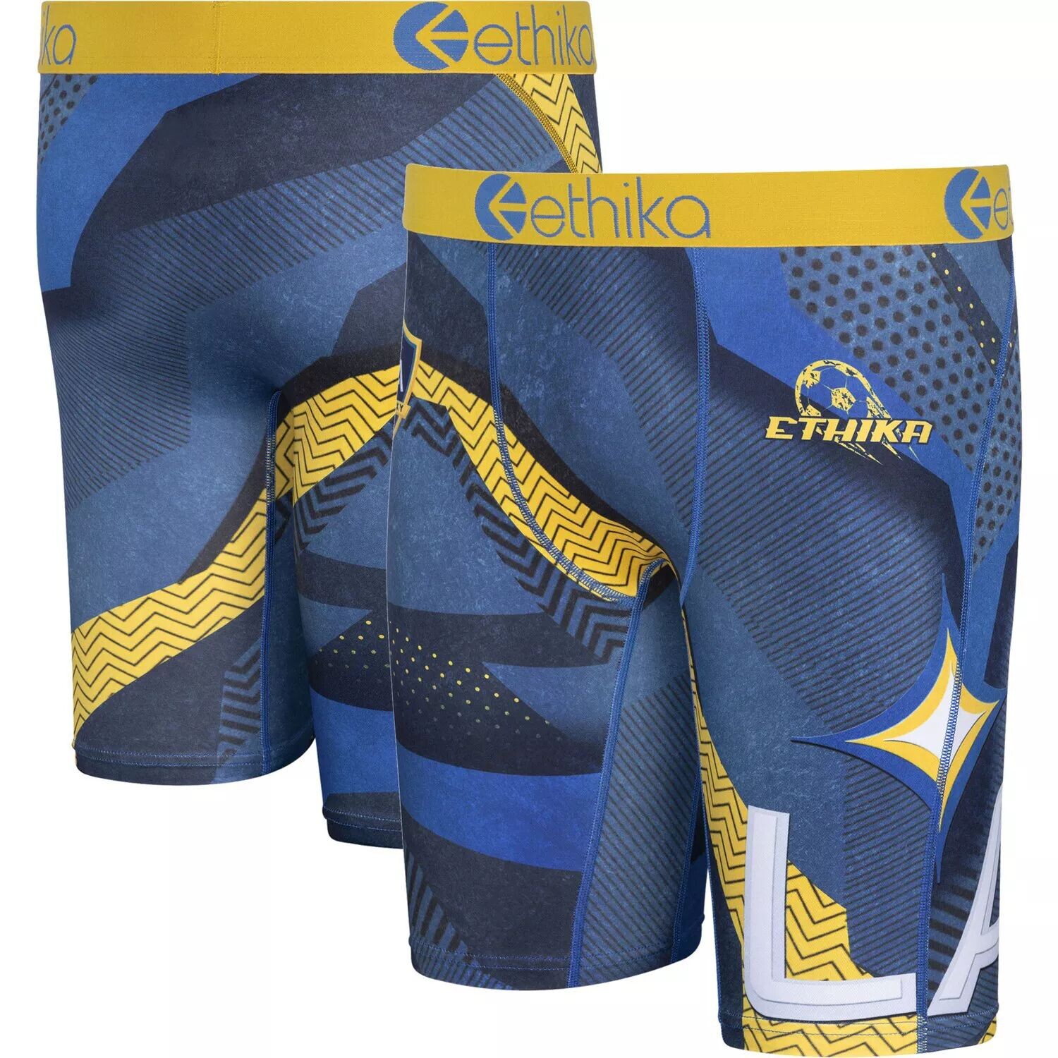 

Мужские боксеры Ethika Blue LA Galaxy из микросетки Team
