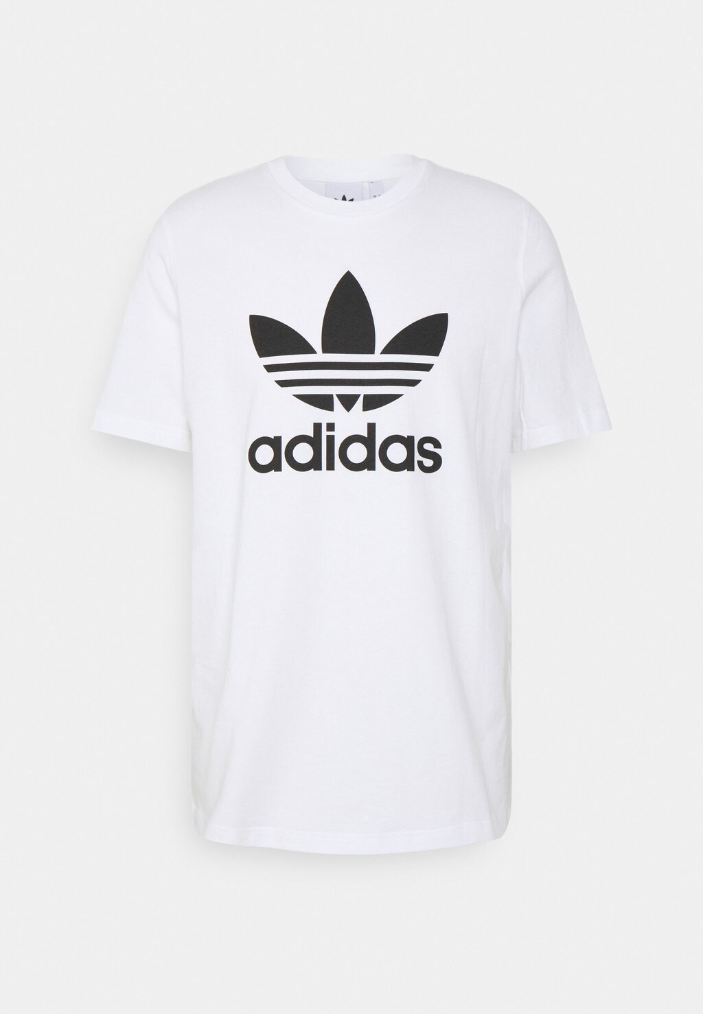 

Футболка с принтом Trefoil Unisex adidas Originals, цвет white/black