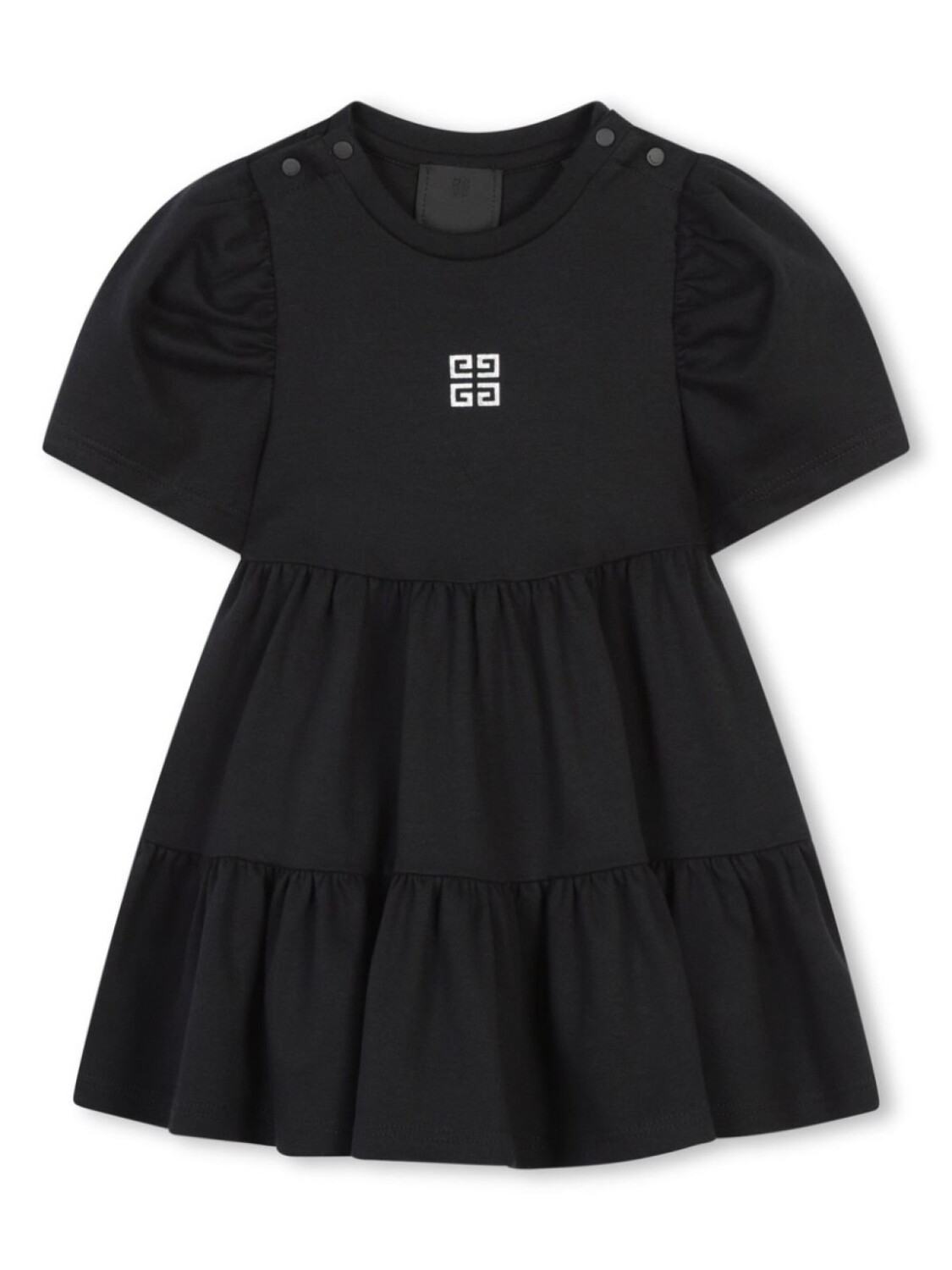 

Givenchy Kids платье с логотипом, черный