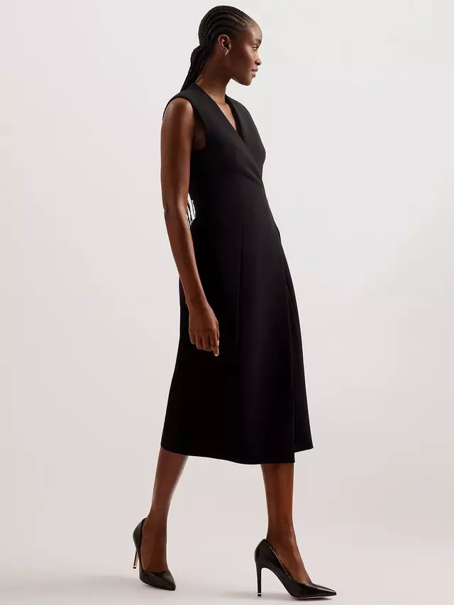 

Платье Ted Baker Ted Baker Molenaa Tailored Midi, черный