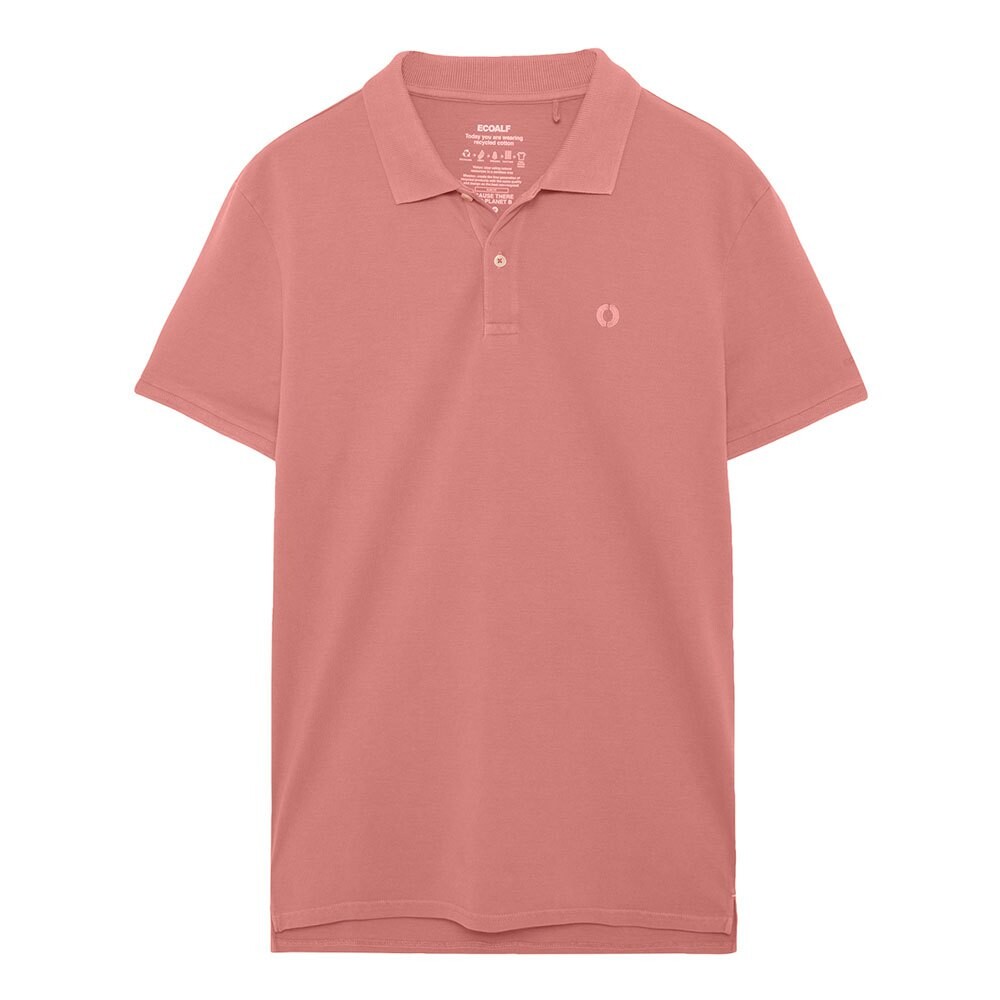

Поло с коротким рукавом Ecoalf Ted Slim, розовый