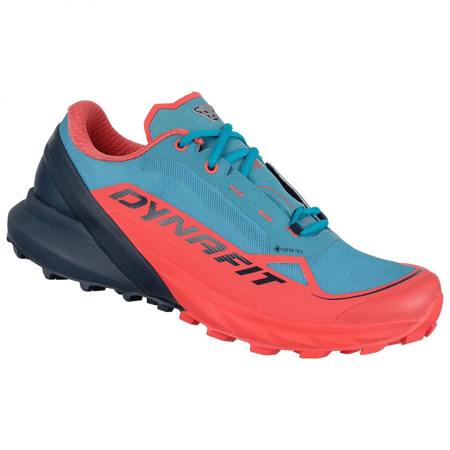 

Кроссовки для бега по пересеченной местности Dynafit Women's Ultra 50 GTX, цвет Brittany Blue/Hot Coral