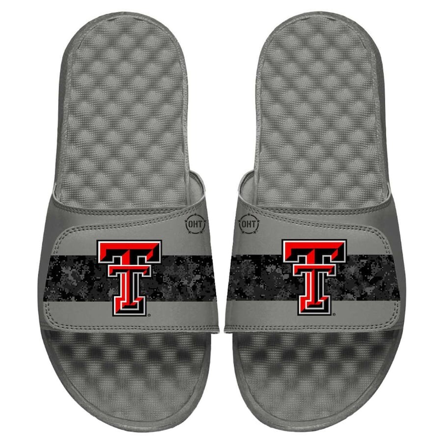 

Шлепанцы ISlide Texas Tech Red Raiders, серый
