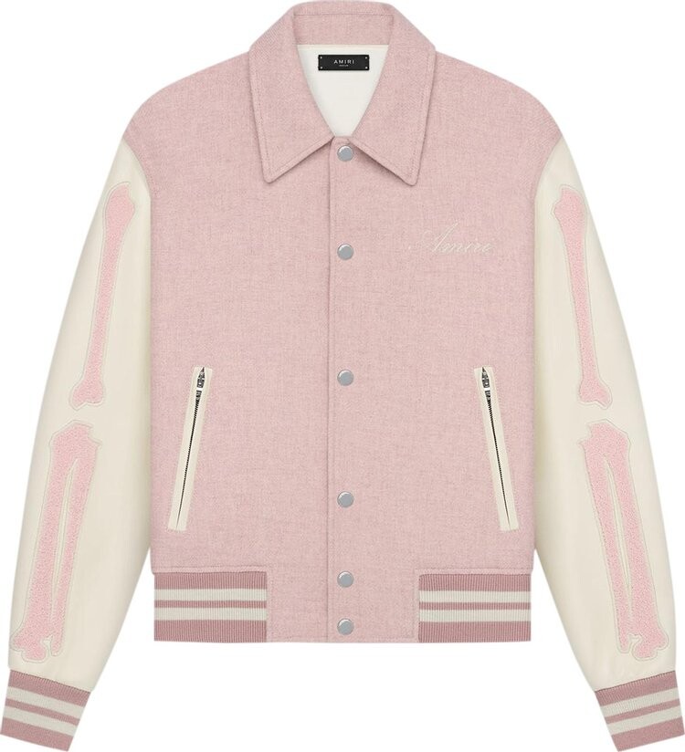 

Куртка Amiri Bones 'Heather Pink', розовый