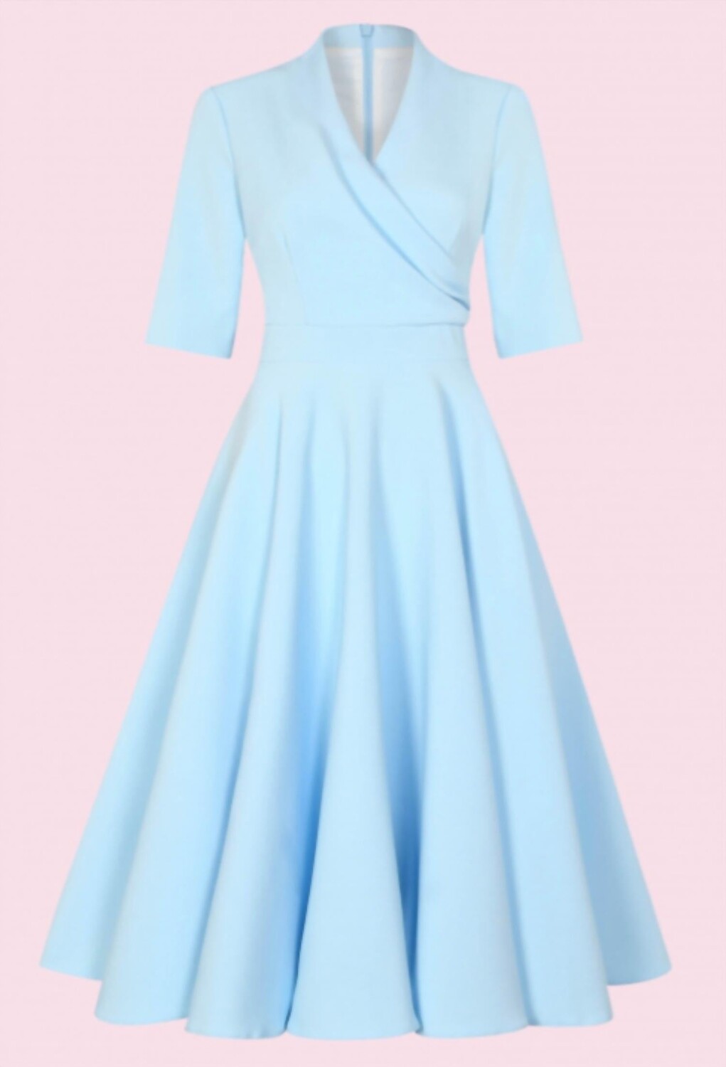 

Бледно-голубое платье миди Leyla The Pretty Dress Company