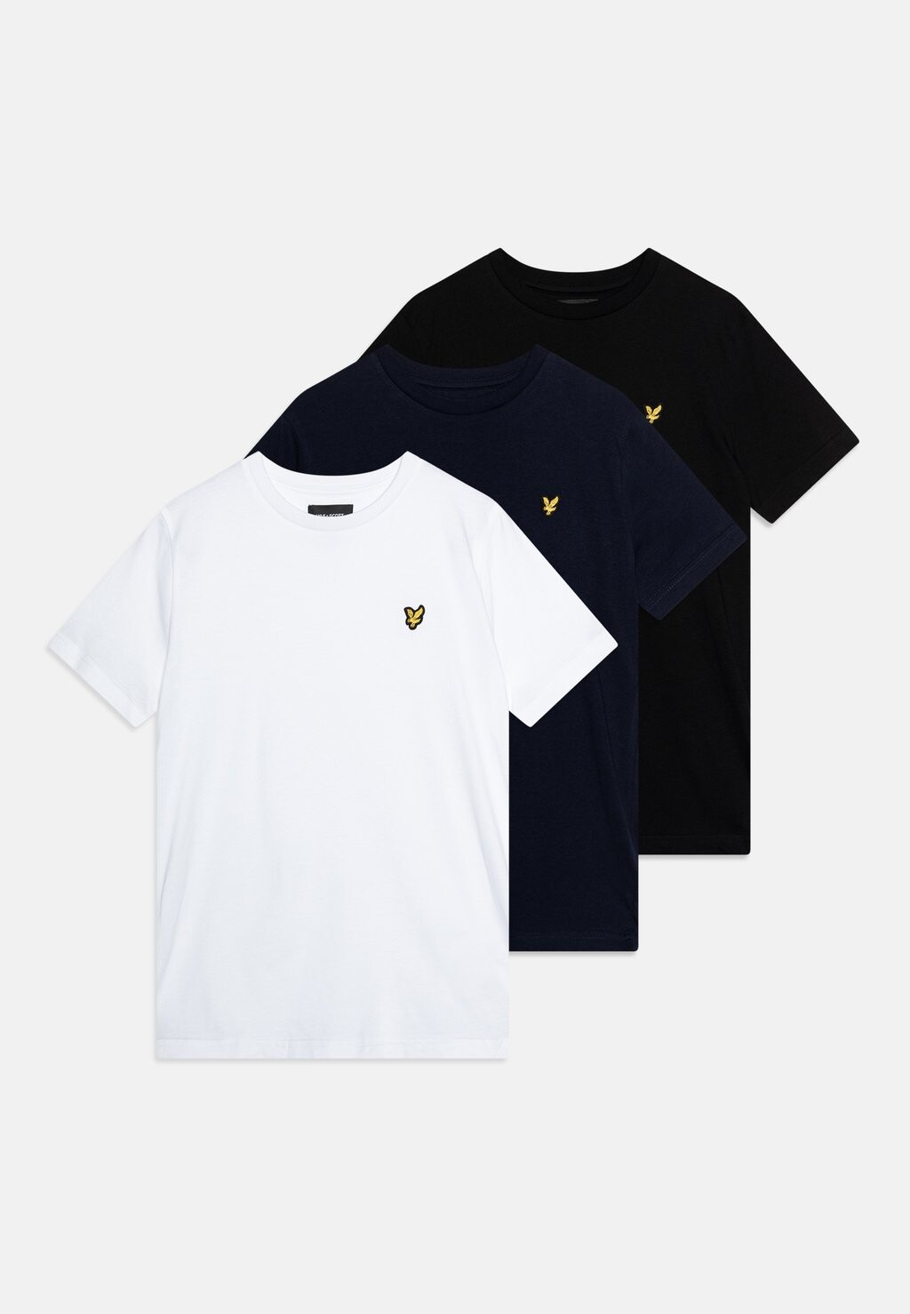 

Футболка базовая TEE 3 PACK Lyle & Scott, цвет dark blue