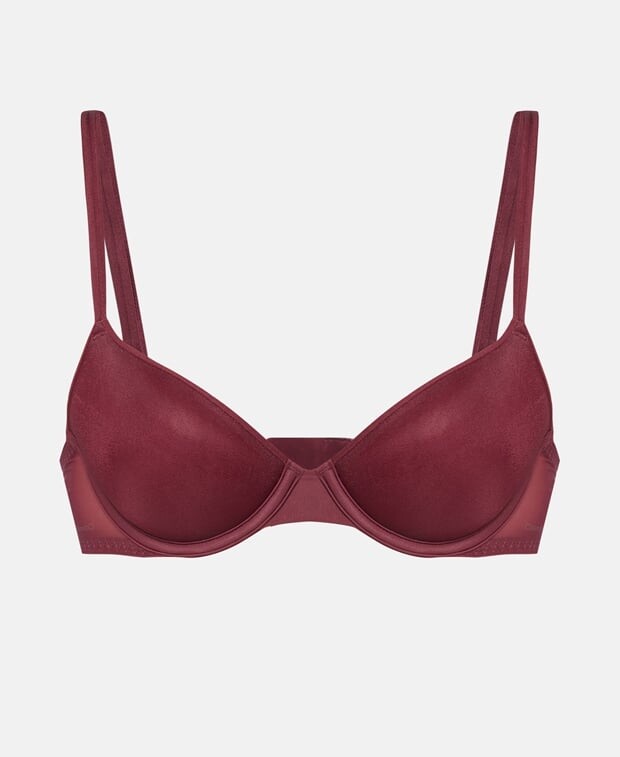 

Бюстгальтер на косточках, чашки AE Calvin Klein Underwear, бордовый