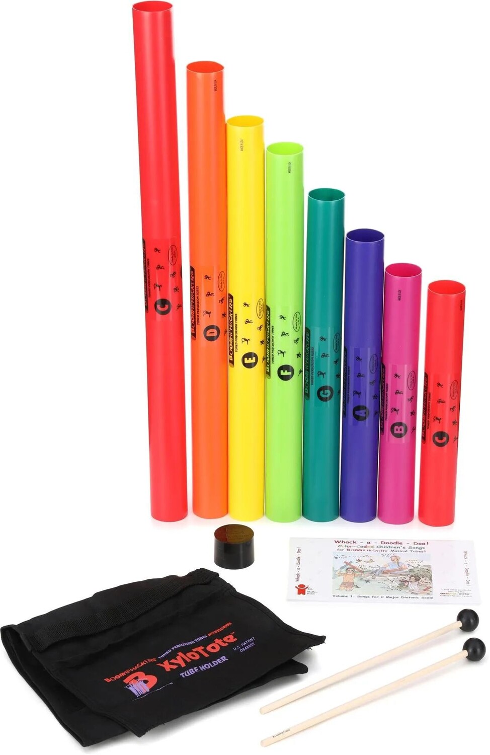 

Новый набор бумофонов XTS Boomwhackers из 8 предметов