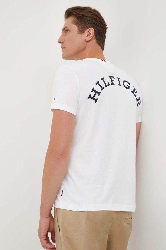 Хлопковая футболка Tommy Hilfiger, белый