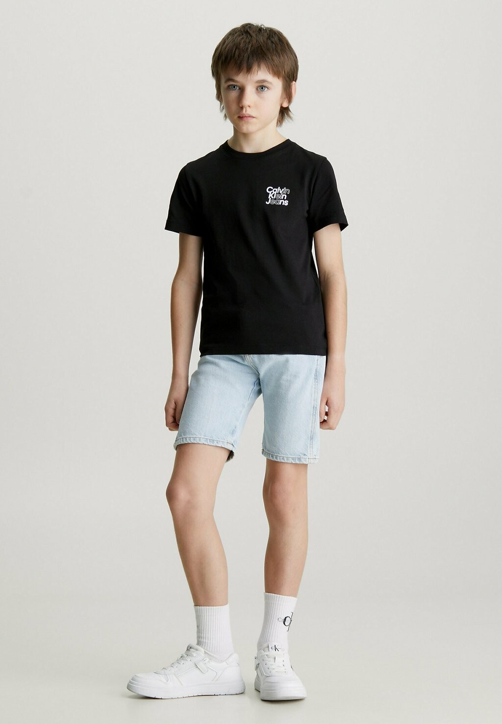 

Футболка с принтом CHEST LOGO Calvin Klein Jeans, цвет ck black