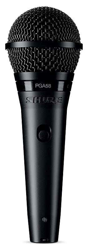 Кардиоидный динамический вокальный микрофон Shure PGA58-XLR вокальный микрофон динамический shure pga58 xlr e