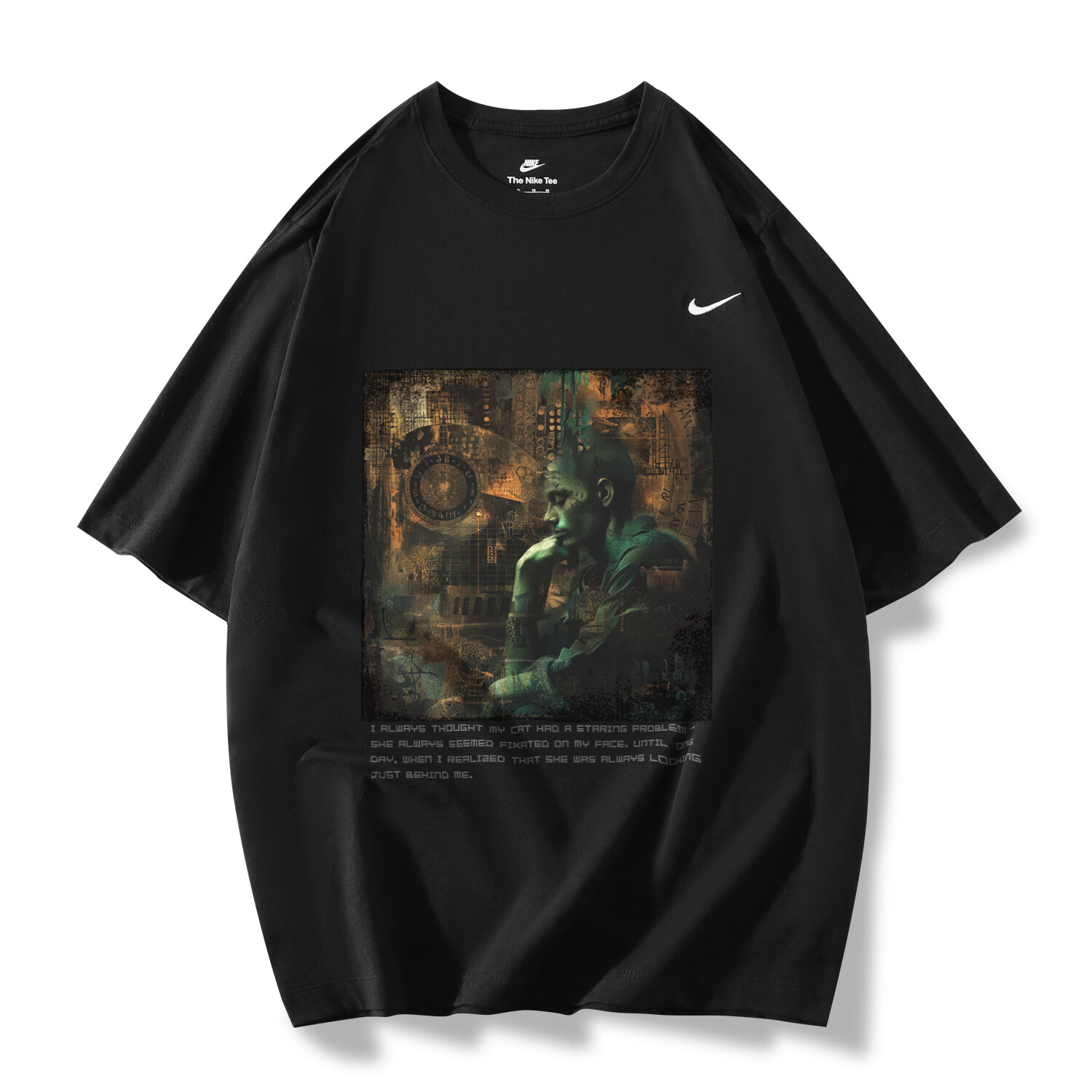 

Мужская футболка Nike, цвет Black