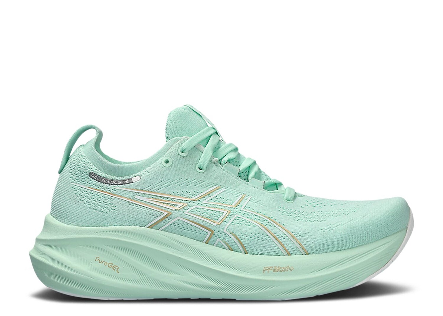 

Кроссовки ASICS Wmns Gel Nimbus 26 Wide 'Mint Tint', зеленый