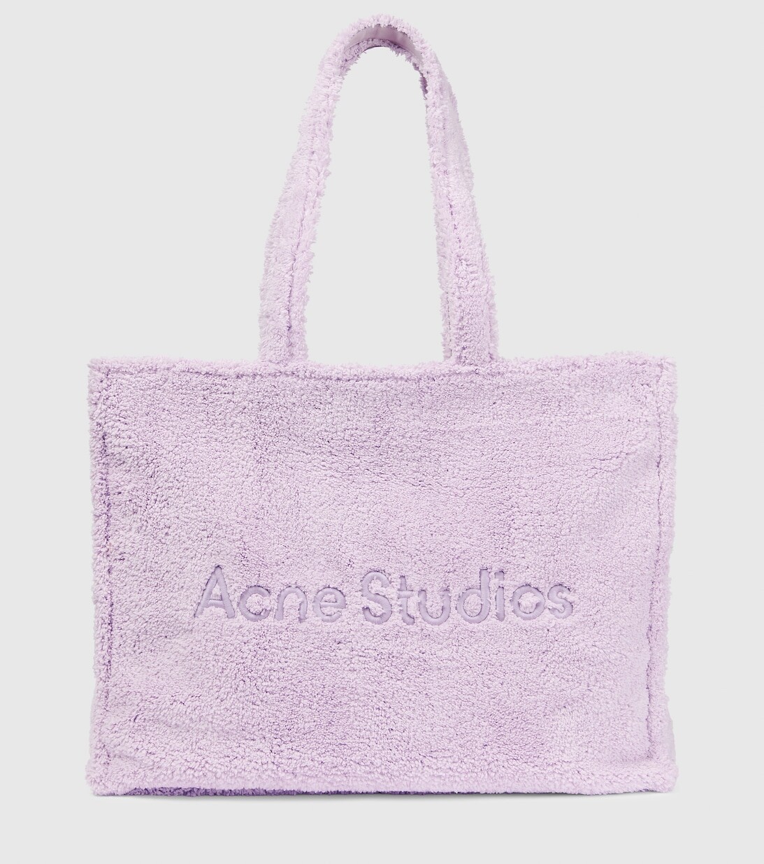 

Махровая сумка-тоут Acne Studios, фиолетовый