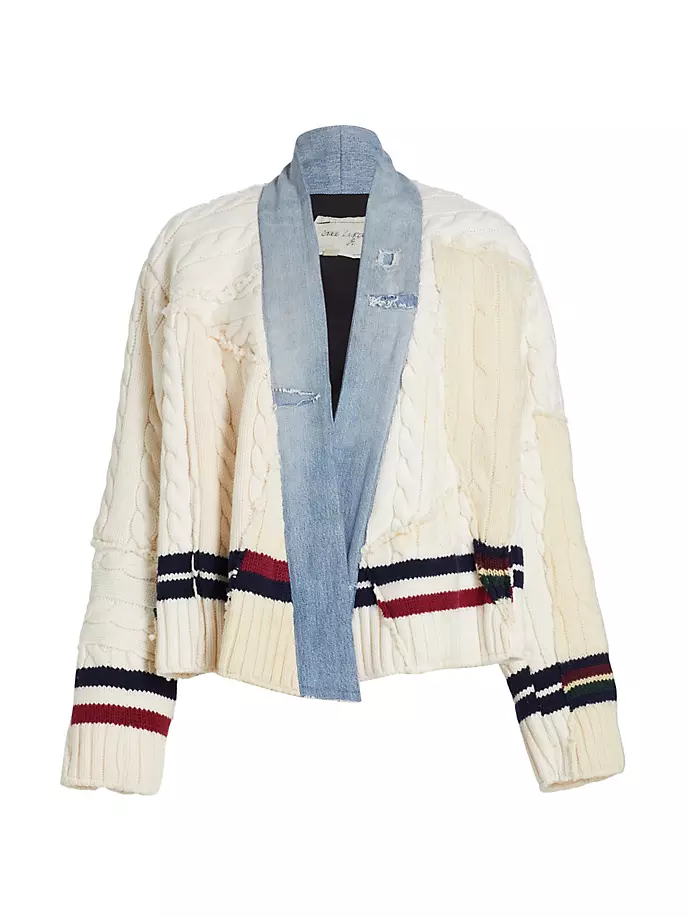 

Укороченная куртка Tennis Fisherman Greg Lauren, белый