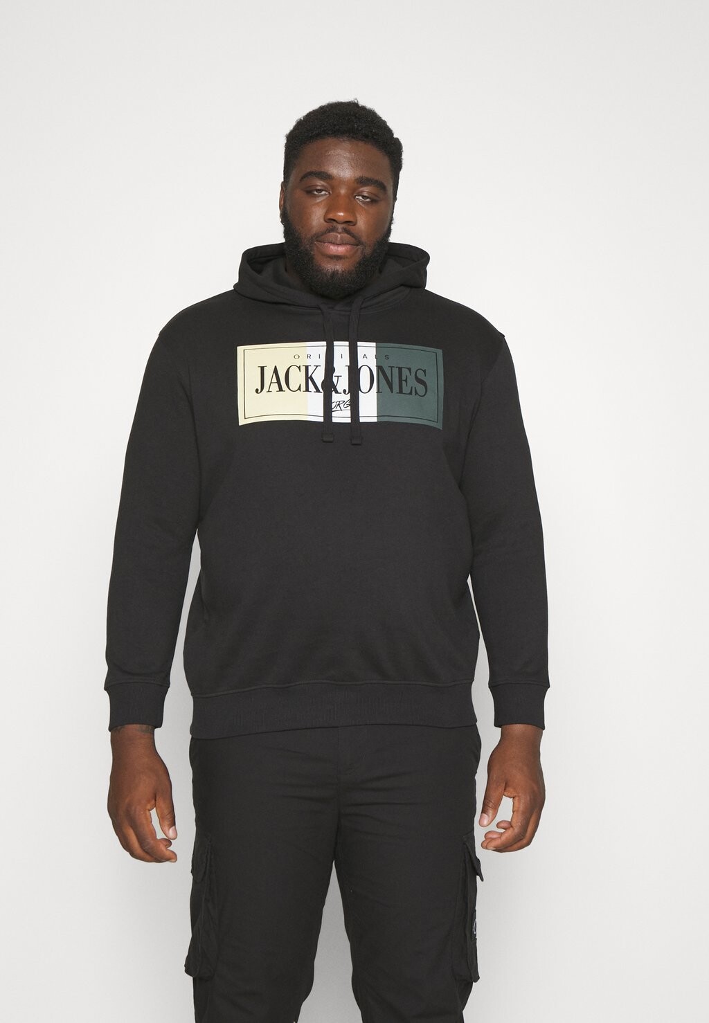 

Толстовка с капюшоном Jack & Jones, черный