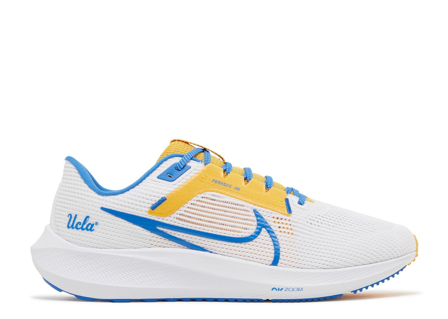 

Кроссовки Nike Air Zoom Pegasus 40 'Ucla', белый, Белый;желтый