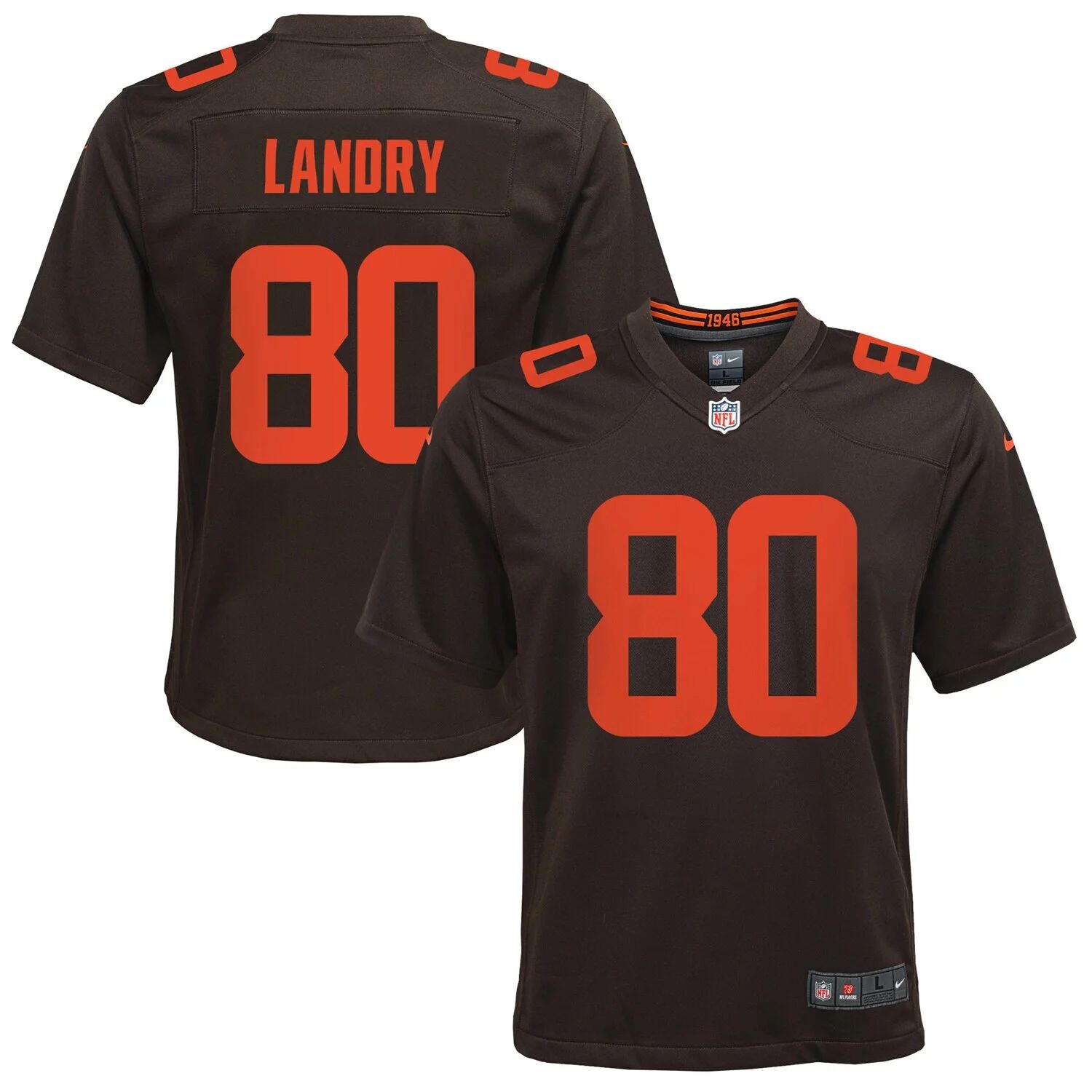 

Молодежная футболка Nike Jarvis Landry Brown Cleveland Browns Alternate Game Nike