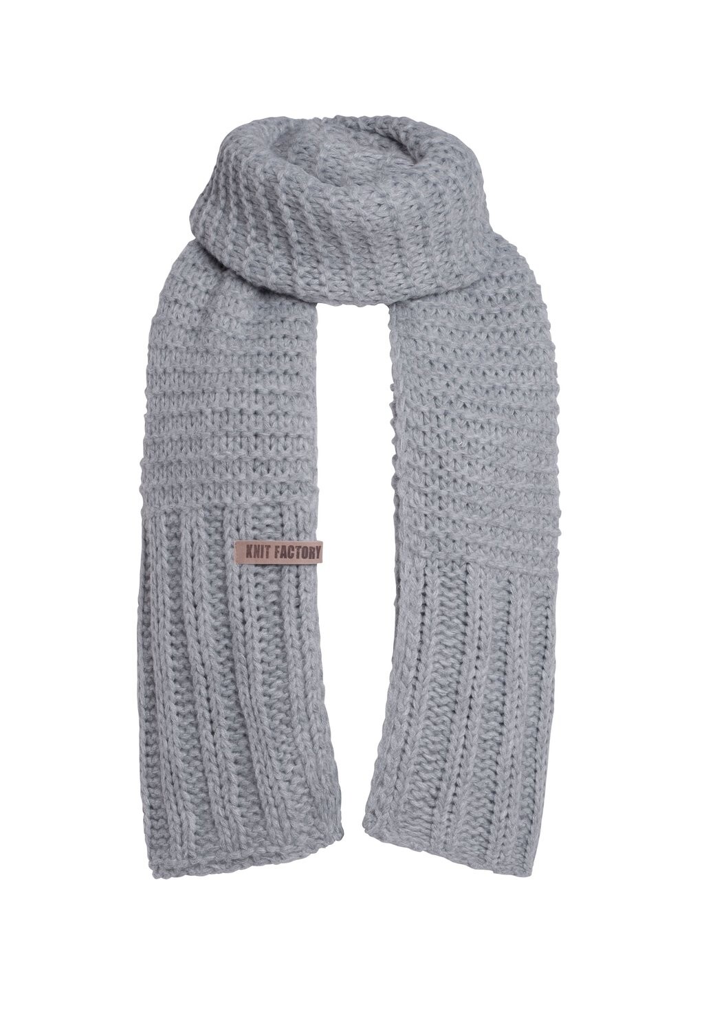 

Шарф ALEX Knit Factory, цвет light grey