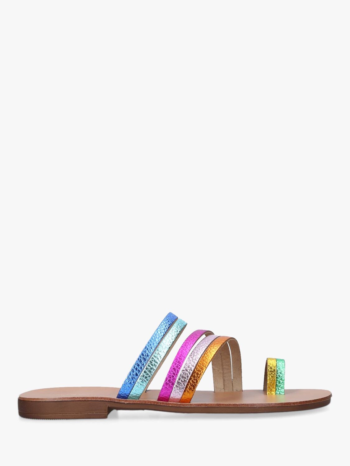 

Сандалии Kurt Geiger London Delilah с кожаным ремешком, разноцветный