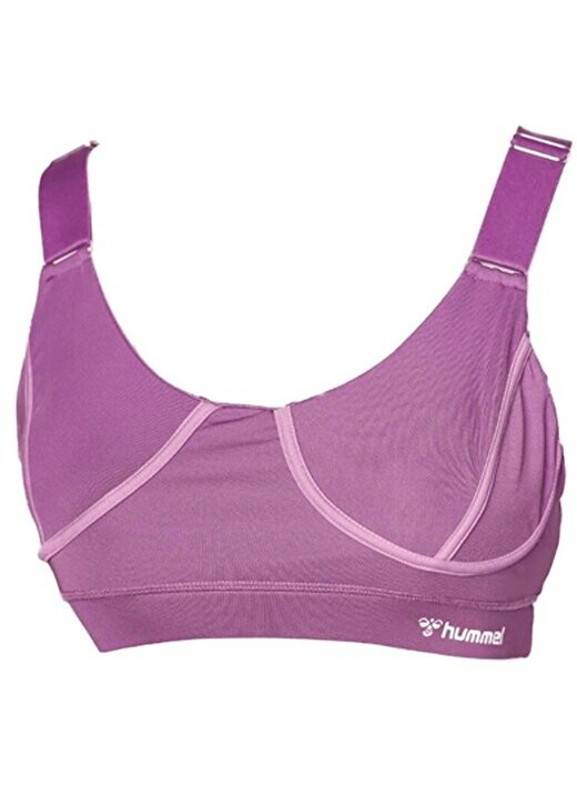 

Фиолетовая женская футболка с круглым воротником 911768-3607 HMLBELLI BRA Hummel