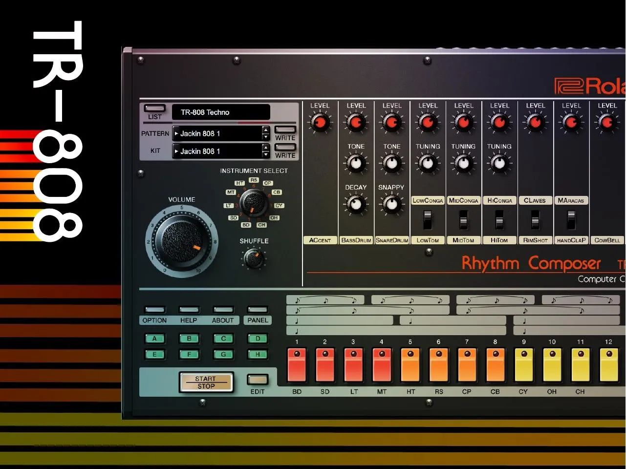 Программное обеспечение драм-машины Roland TR-808 – купить с доставкой  из-за рубежа через платформу «CDEK.Shopping»