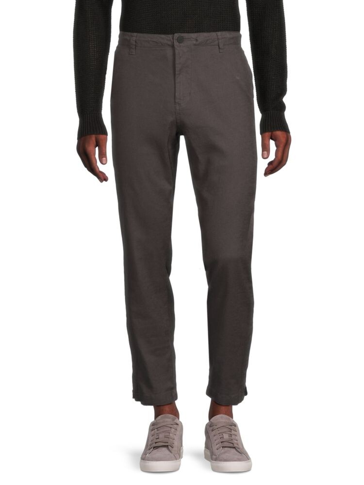 

Брюки Traveler из смесового льна Onia, цвет Charcoal