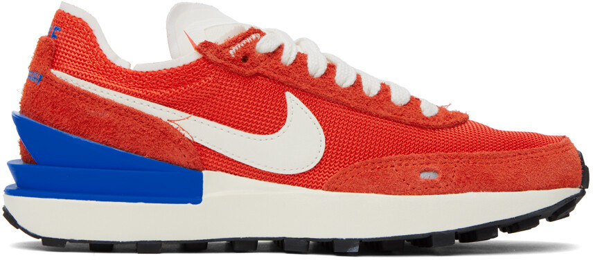 

Красные винтажные кроссовки Nike Waffle One, Красный