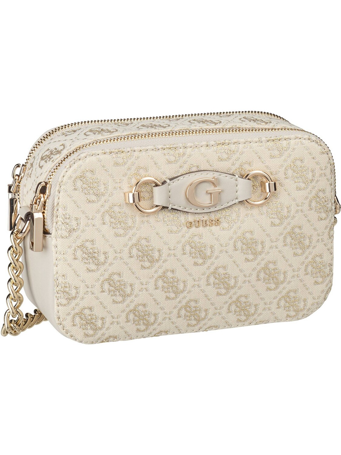 

Сумка через плечо Guess Umhängetasche Izzy Camera Bag Tinsel, цвет Dove Logo