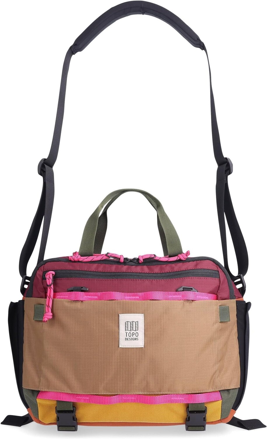 

Сумка Mountain Cross Topo Designs, цвет Burgundy/Dark Khaki