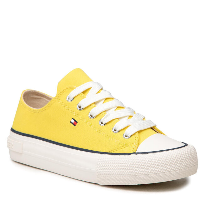 

Кроссовки Tommy Hilfiger LowCut Lace-Up, желтый