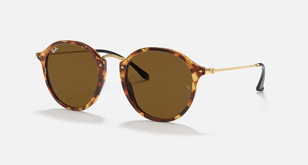 

Солнцезащитные очки Ray-Ban ROUND FLECK, коричневый