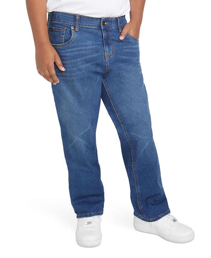 

Прямые эластичные спортивные джинсы Big Boys Husky 514 Levi's, синий