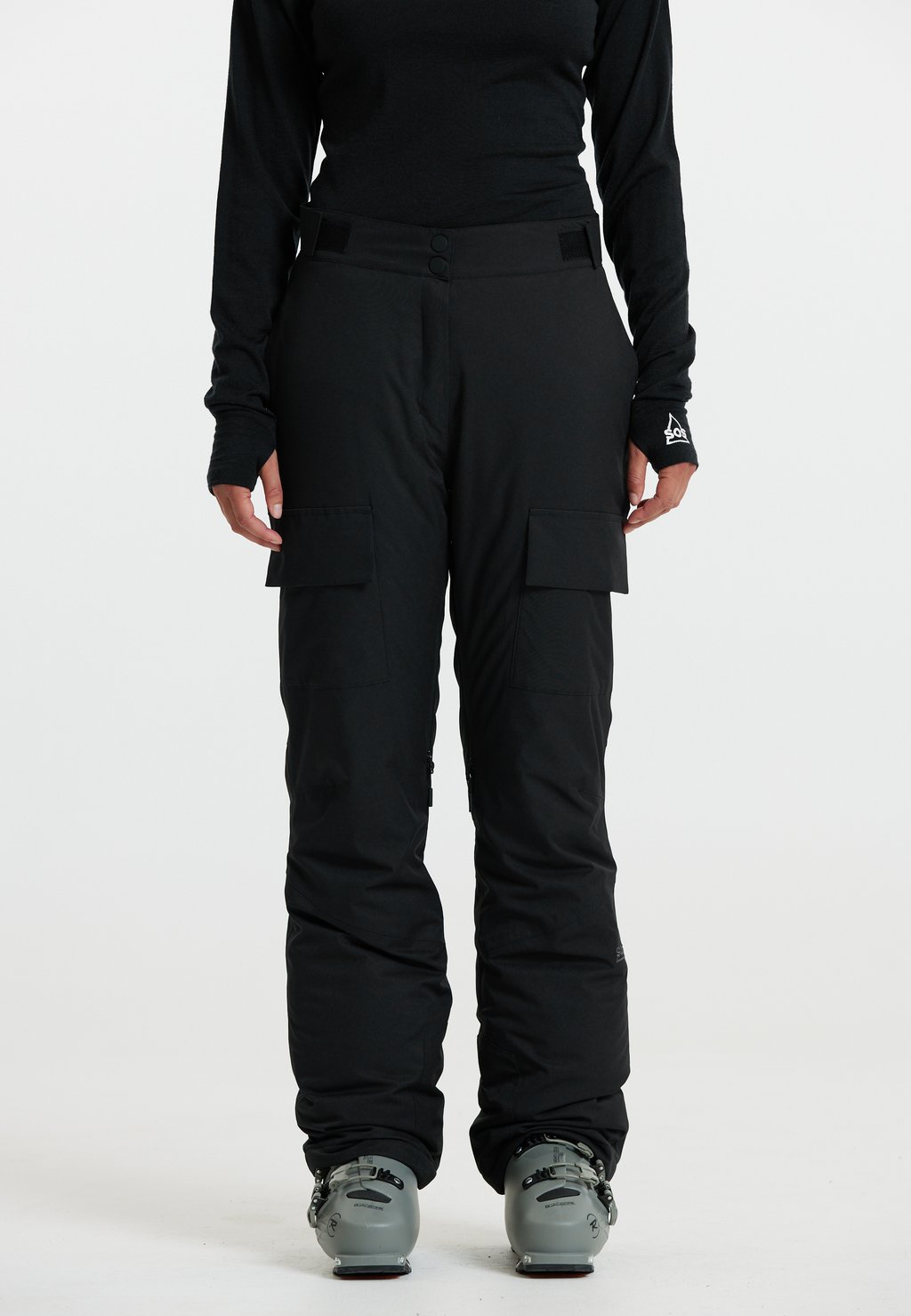 Лыжные брюки SOS, цвет black