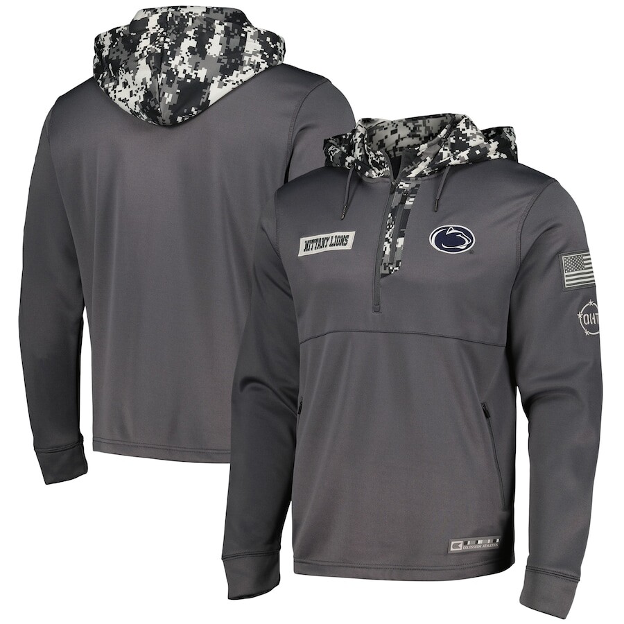 

Толстовка на молнии Colosseum Penn State Nittany Lions, угольный
