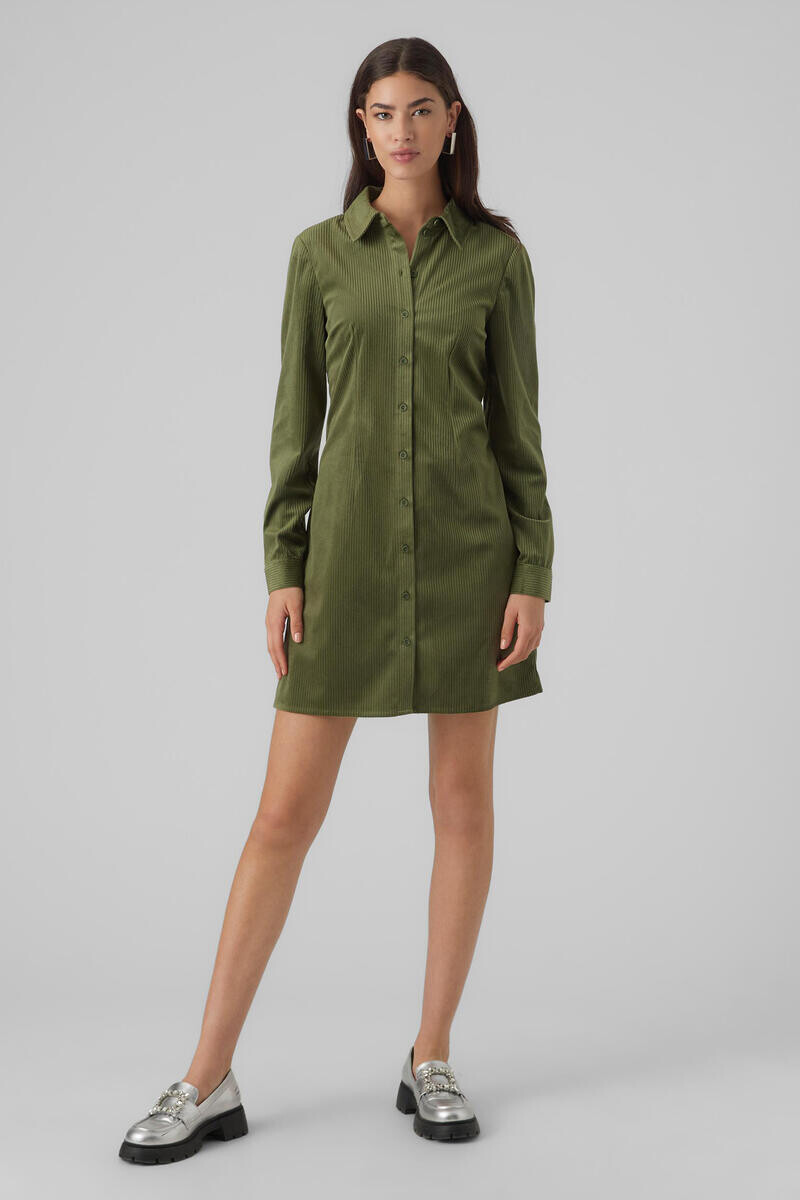 

Короткое вельветовое платье Vero Moda, зеленый