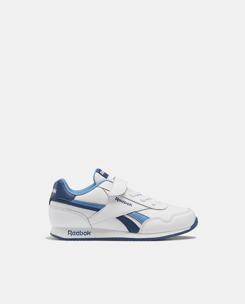 

Низкие белые детские кроссовки с застежкой-липучкой и резинкой Reebok, белый