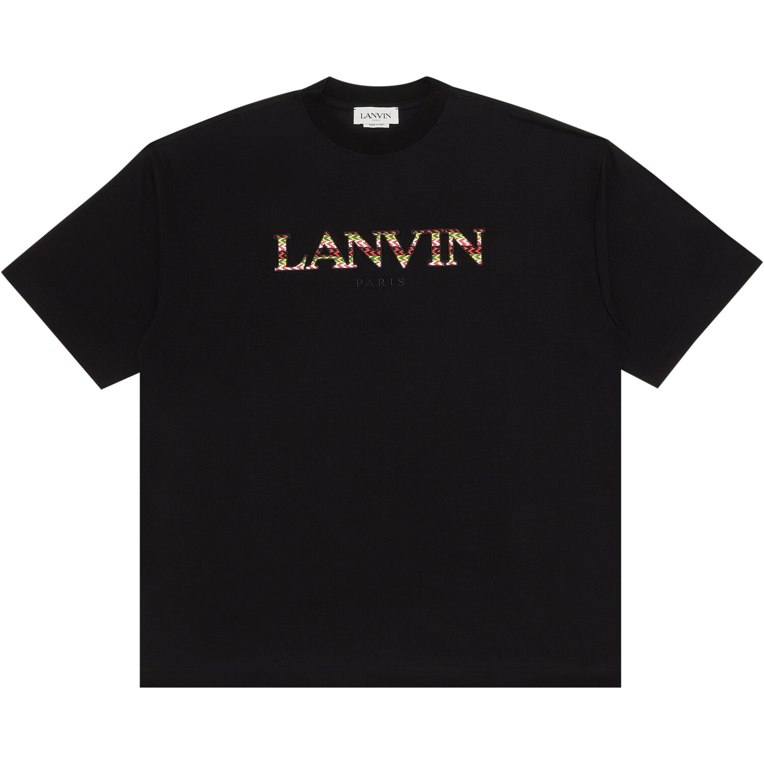 

Футболка большого размера Lanvin Curb, черная, Черный