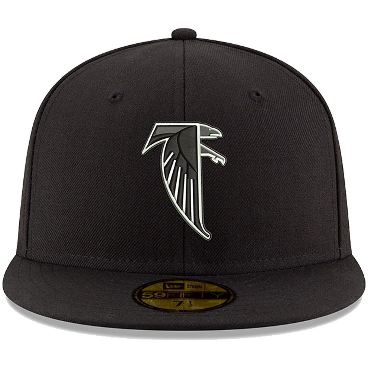 

Мужская приталенная кепка New Era Black Atlanta Falcons Omaha Throwback 59FIFTY
