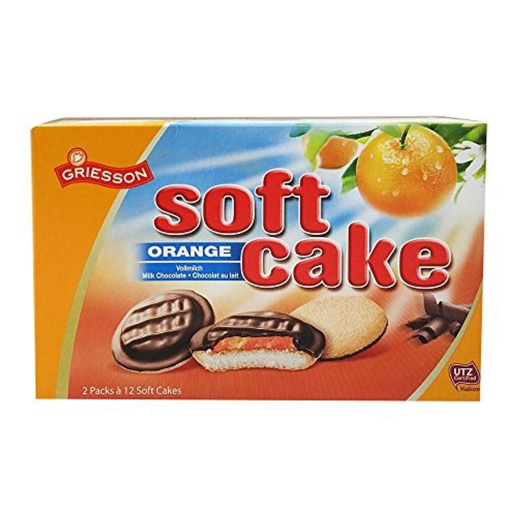 

Торт GRIESSON Soft Цельномолочный Апельсин, 300г Mega-Paradies