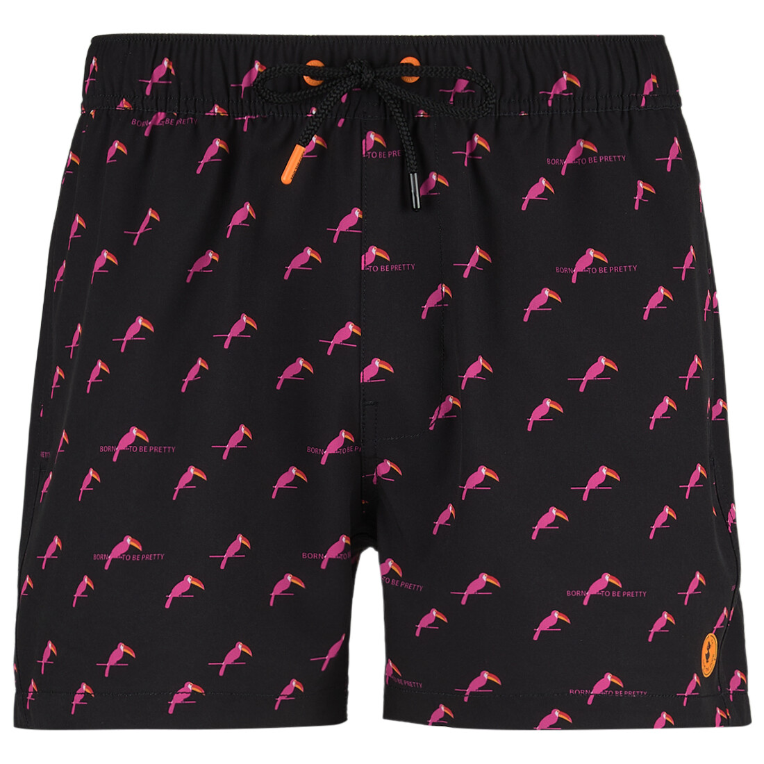 

Шорты Save The Duck Ademir, цвет Pink Toucans On Black